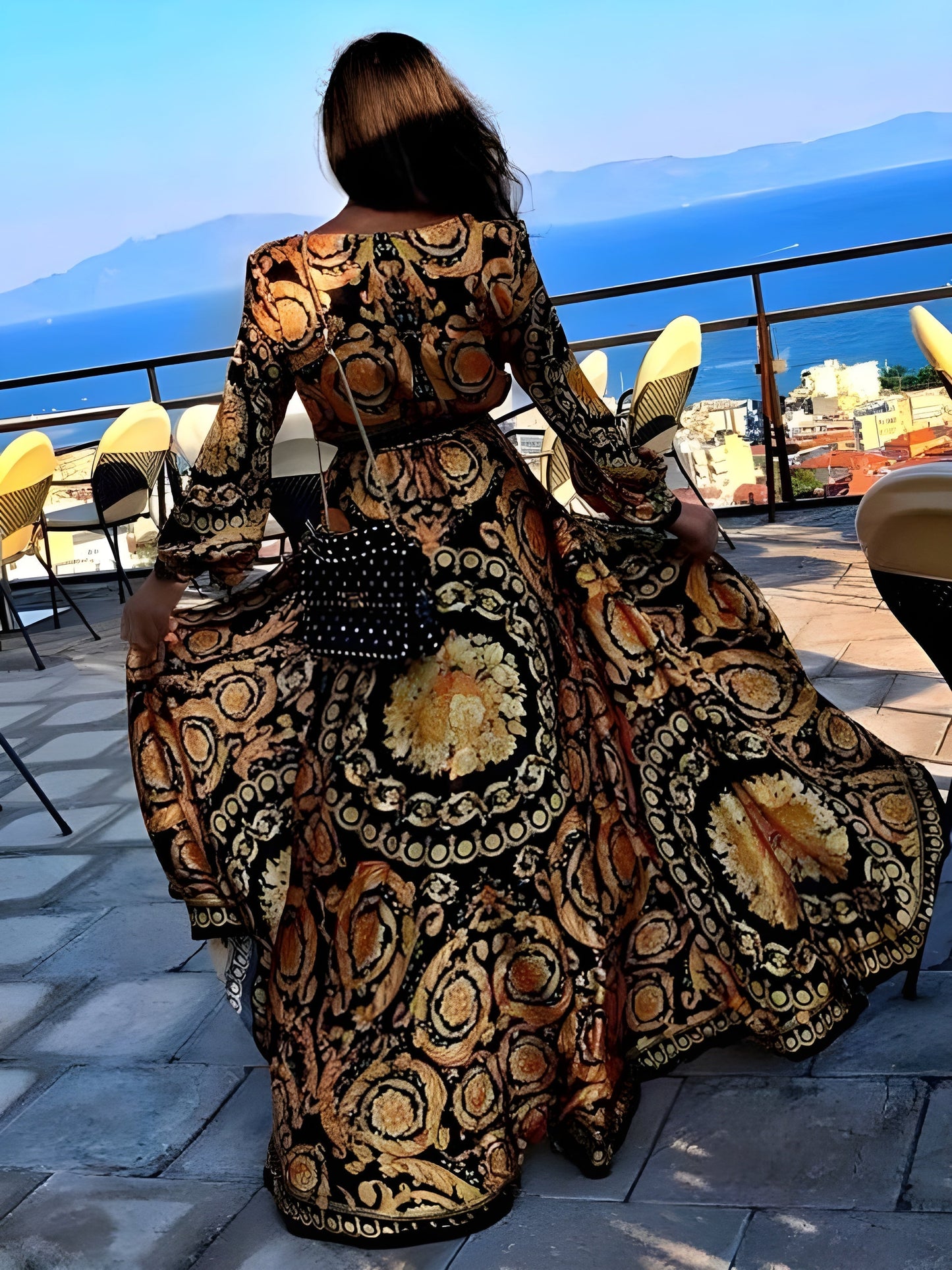 Robe d’Été Longue Stina – Élégance, Confort & Style Féminin