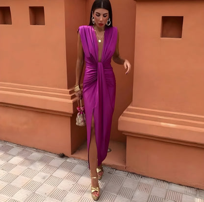 Robe Femme Soléane – Élégance & Confort Luxueux pour Soirée