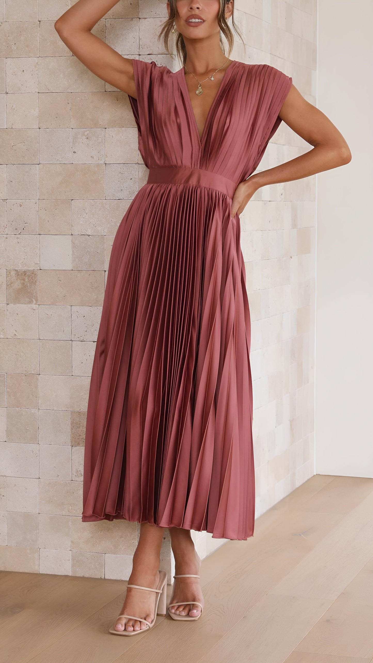 Robe de Soirée Longue Sérena – Confort & Style Intemporel