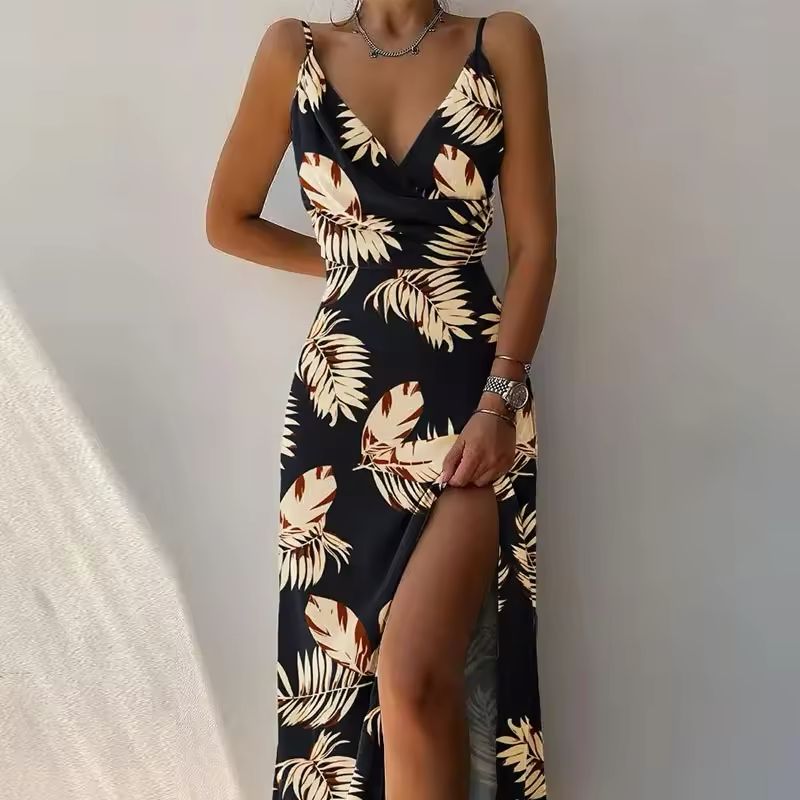 Robe de Soirée Longue Léandra – Chic, Confort & Sophistication
