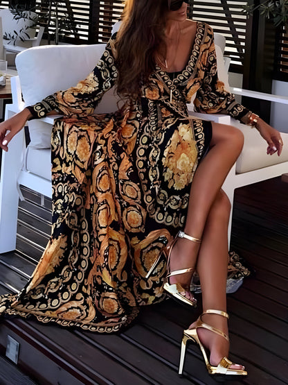 Robe d’Été Longue Stina – Élégance, Confort & Style Féminin