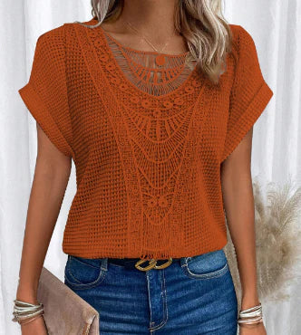 Blouse Blanche Mirelle – Style Bohème, Élégance & Confort