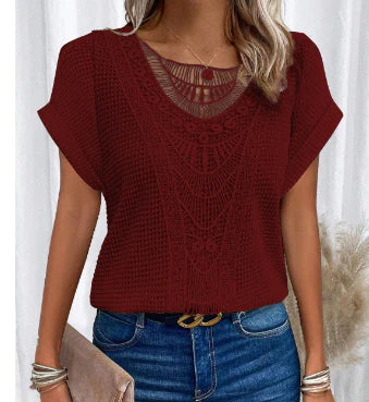 Blouse Blanche Mirelle – Style Bohème, Élégance & Confort