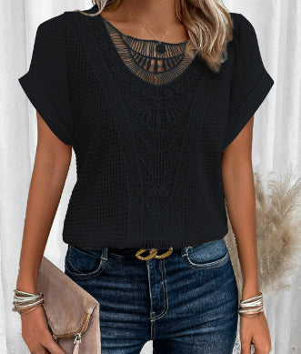 Blouse Blanche Mirelle – Style Bohème, Élégance & Confort