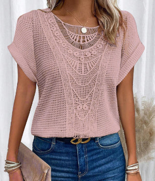 Blouse Blanche Mirelle – Style Bohème, Élégance & Confort