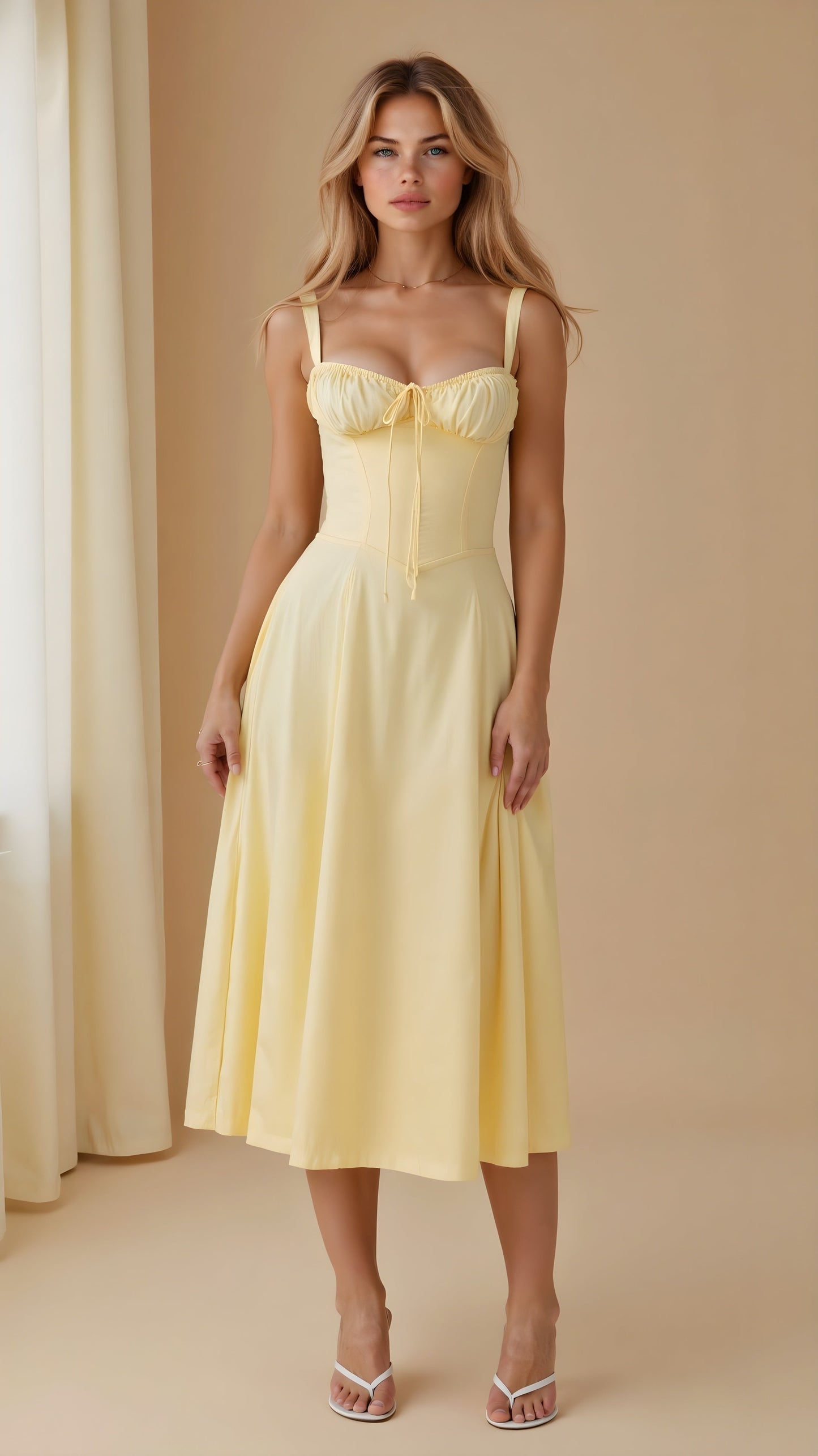 Robe Longue Énora – Élégance Féminine & Silhouette Sublimée