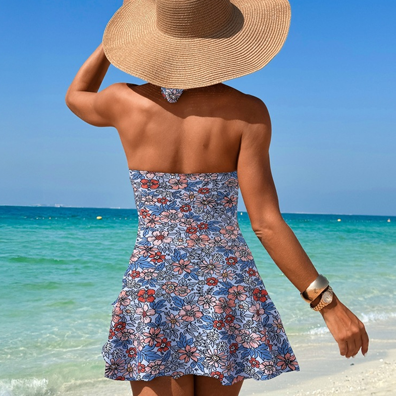 🌺Maillot de bain de plage sexy avec liens sur les côtés🩱